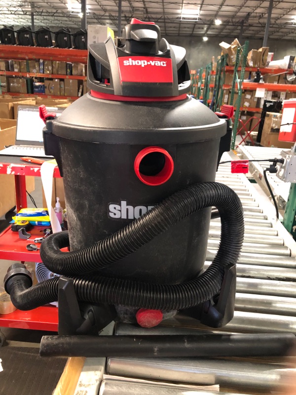 Photo 3 of *USED* Shop-Vac 5985005 DIY and Workshop Series Wet Dry Vac, 10 Gallon, 1-1/4 Inch x 7 Foot Hose, 65 CFM, (1-Pack),Black