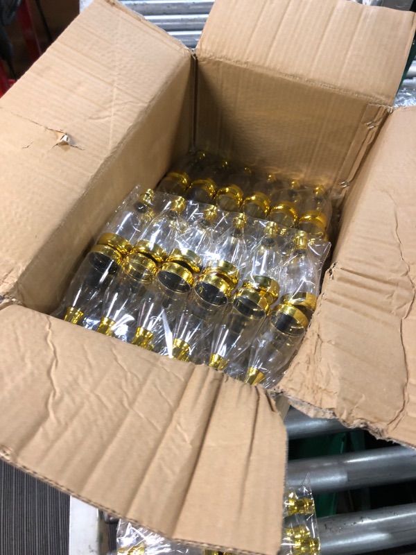 Photo 1 of Gejoy 150 Pcs Metallic Mini Champagne Bottles Container Bulk Small Candy Bottles DIY Favor Plastic Candy Containers