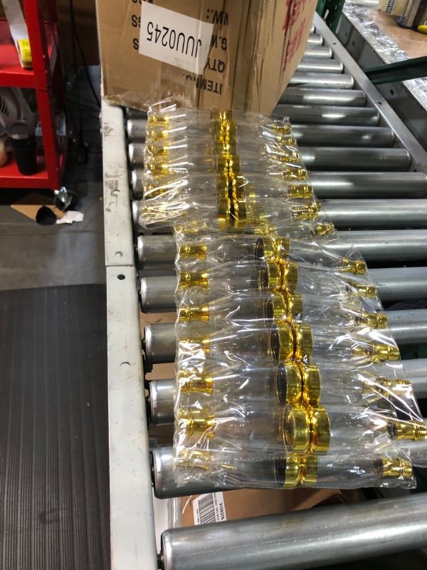 Photo 1 of Gejoy 150 Pcs Metallic Mini Champagne Bottles Container Bulk Small Candy Bottles DIY Favor Plastic Candy Containers