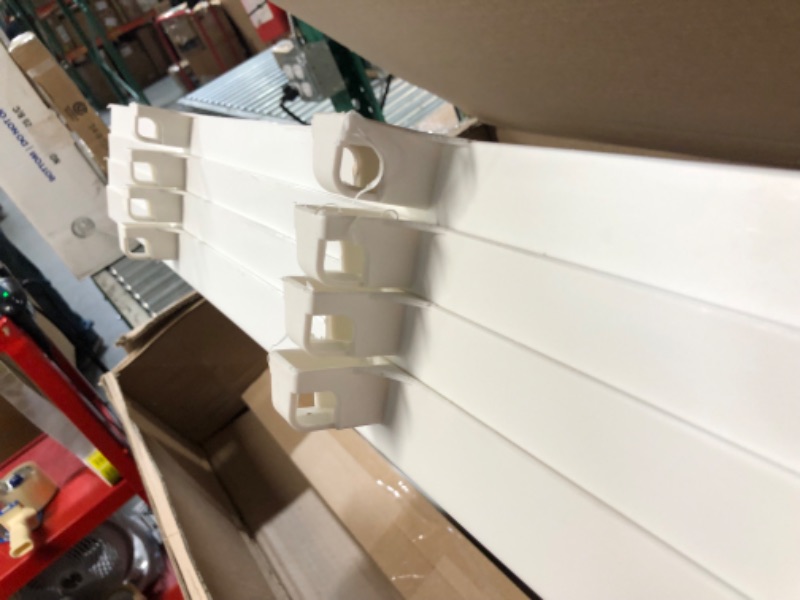 Photo 1 of Suncast 4 Panel Reversible Outdoor Screen Enclosure, 44" (H) x 23" (W) per, White White Screen Enclosure