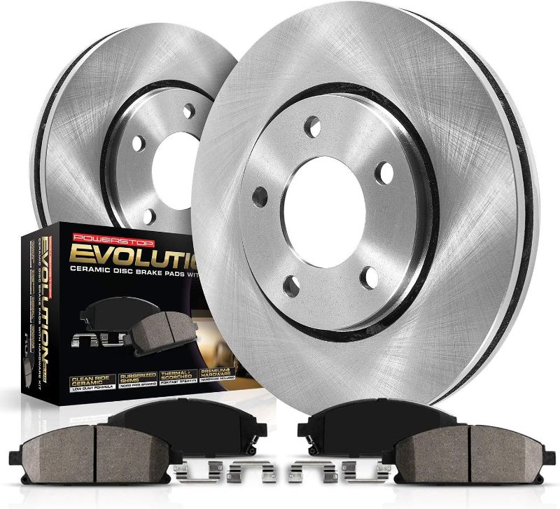 Photo 1 of *STOCK PHOTO  REFERENCE** R1 Concepts Rear Brakes and Rotors Kit |Rear Brake Pads| Brake Rotors and Pads| Ceramic Brake Pads and Rotors |fits Lexus GS200t, GS300, GS350, GS450h, IS200t, IS300, IS350, RC200t, RC300, RC350