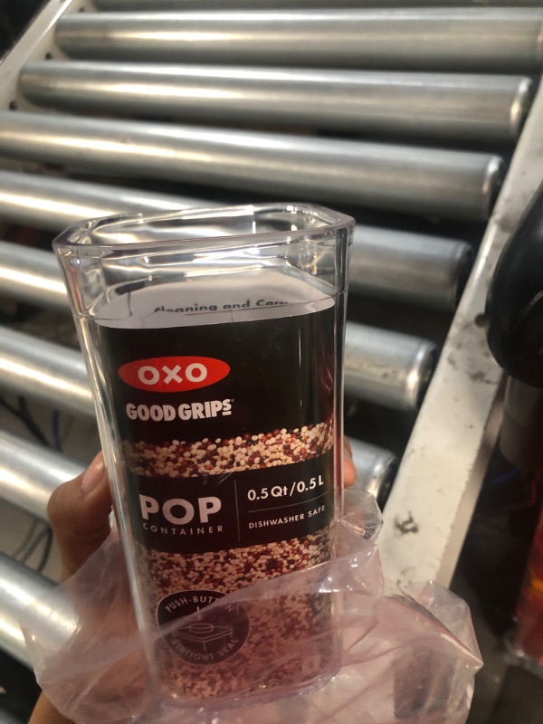 Photo 2 of **NO LID**OXO Good Grips POP Container - Airtight Food Storage - 0.5 Qt for Candy and More 0.5 Qt - Square - Candy