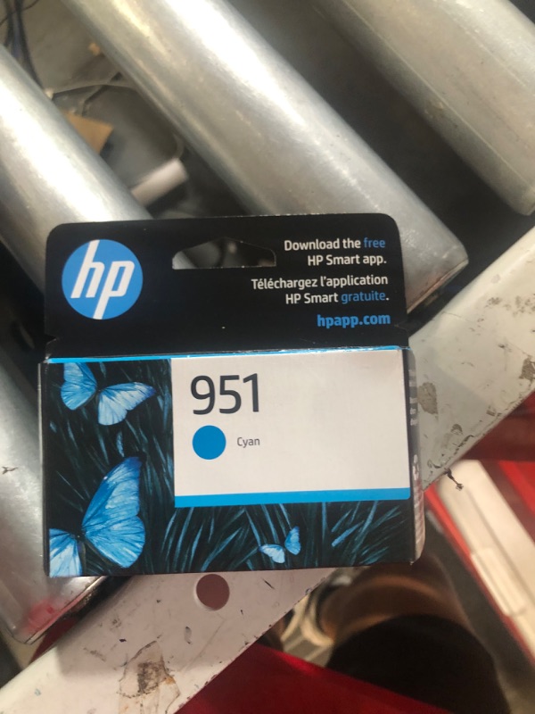 Photo 2 of HP 951 Cyan Ink Cartridge | Works with HP OfficeJet 8600, HP OfficeJet Pro 251dw, 276dw, 8100, 8610, 8620, 8630 Series | Eligible for Instant Ink | CN050AN