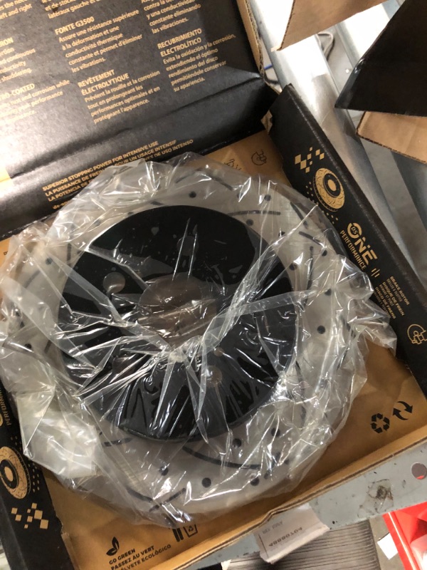 Photo 2 of StopTech 127.47030L Sport Rear Left Drilled/Slotted Disc Brake Rotor - Fits Select Subaru Impreza and WRX STI Vehicles