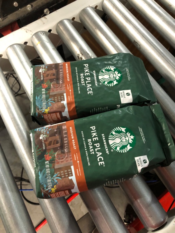 Photo 2 of  2 PACK STARBUCKS® Pike Place® Roast – Whole Bean Coffee 18oz - Packaging may vary Pike Place 18oz (Pack of 2)