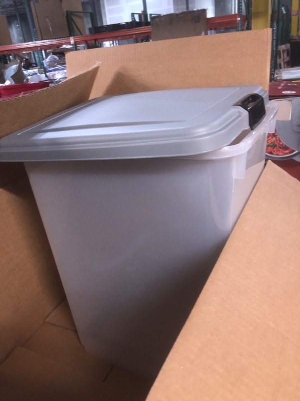 Photo 1 of **NO SCCOOPER** Amazon Basics Airtight Dog Food Storage Container with Scoop - 69 QT 69QT