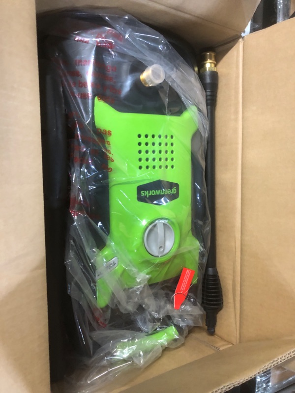 Photo 3 of (USED) Greenworks GPW1501 13 Amp 1500 PSI 1.2 GPM Electric Pressure Washer