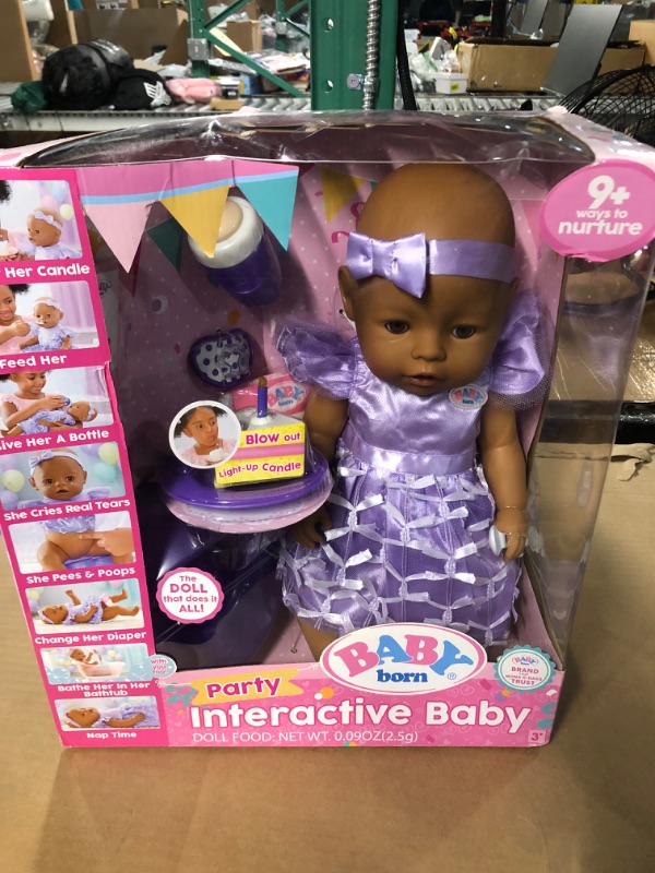 Photo 3 of Baby Born Interactive Baby Doll 