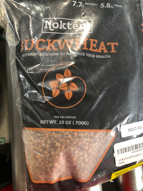 Photo 3 of (Non-opened / In original packaging) Koktem Roasted Buckwheat Groats, 25 oz, Pack of 3    Best By: 12/31/24. 