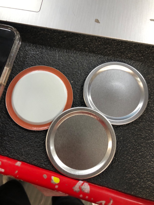 Photo 2 of 100-Count, Regular Mouth Canning Lids for Ball, Kerr Jars, 70MM