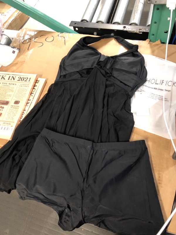 Photo 1 of BLACK SWIM DRESS SIZE S