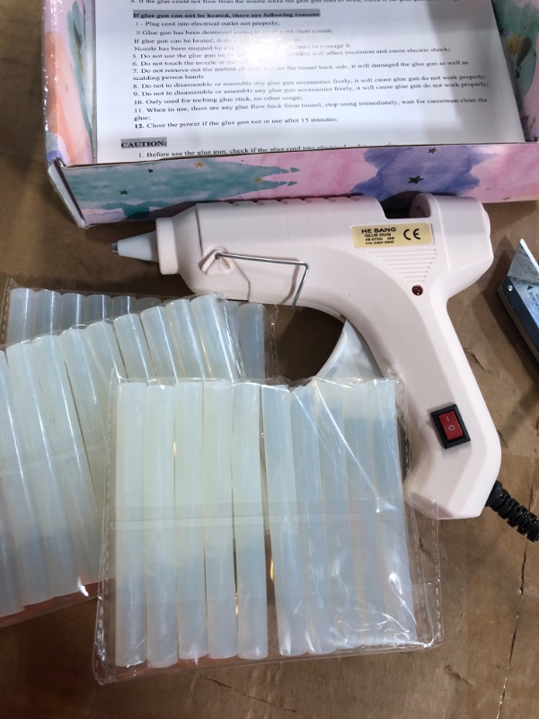 Photo 4 of GLUE GUN WITH GLUE STICKS