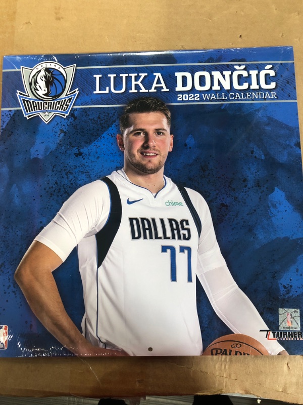 Photo 3 of TURNER SPORTS Dallas Mavericks Luka DONCIC 2022 12X12 Player Wall Calendar (22998012156)