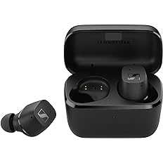 Photo 1 of Sennheiser CX True Wireless Earbuds - Bluetooth In-Ear Headphones for Music and Calls with Passive Noise Cancellation, Customizable Touch Controls, Bass Boost, IPX4 and 27-hour Battery Life, Black