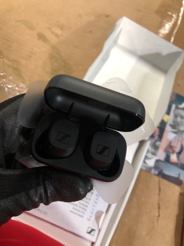 Photo 5 of Sennheiser CX True Wireless Earbuds - Bluetooth In-Ear Headphones for Music and Calls with Passive Noise Cancellation, Customizable Touch Controls, Bass Boost, IPX4 and 27-hour Battery Life, Black