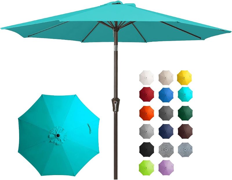 Photo 1 of *see notes* JEAREY 9FT Outdoor Patio Umbrella Outdoor Table