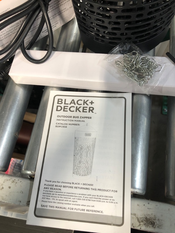 Photo 5 of BLACK+DECKER Bug Zapper, Electric UV Insect Catcher & Killer
