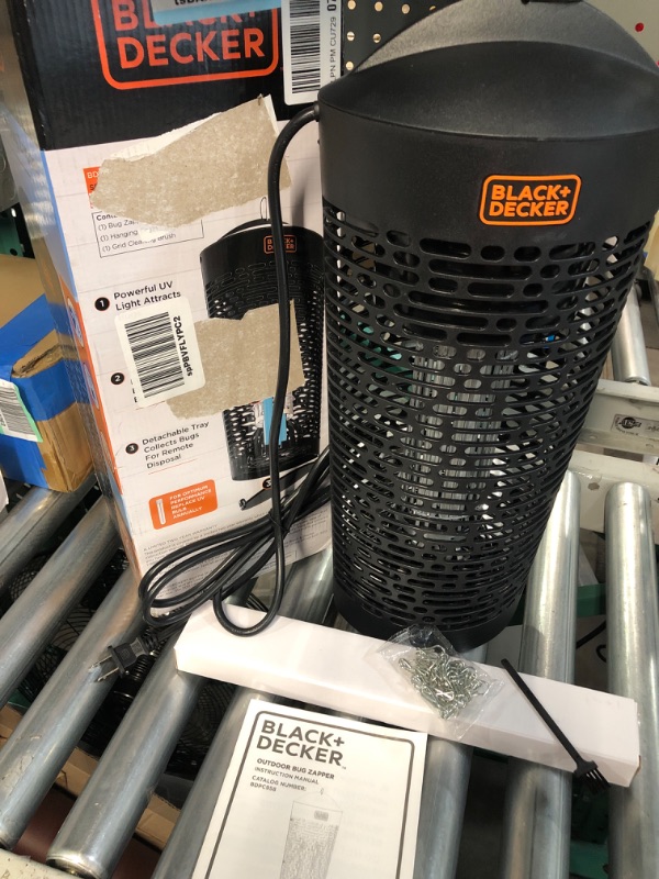 Photo 4 of BLACK+DECKER Bug Zapper, Electric UV Insect Catcher & Killer
