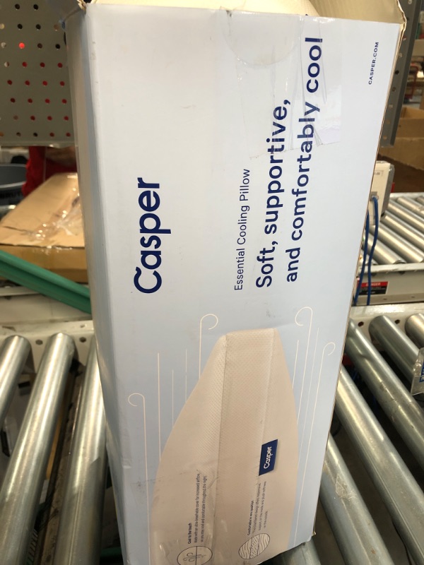 Photo 4 of * used *
Casper Sleep Essential Cooling Pillow, Standard, White Standard Essential + Cooling Single Pack