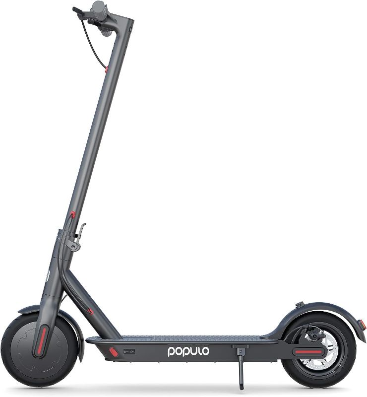 Photo 3 of Folding Electric Scooter for Adults with Double Braking System - 15 MPH
