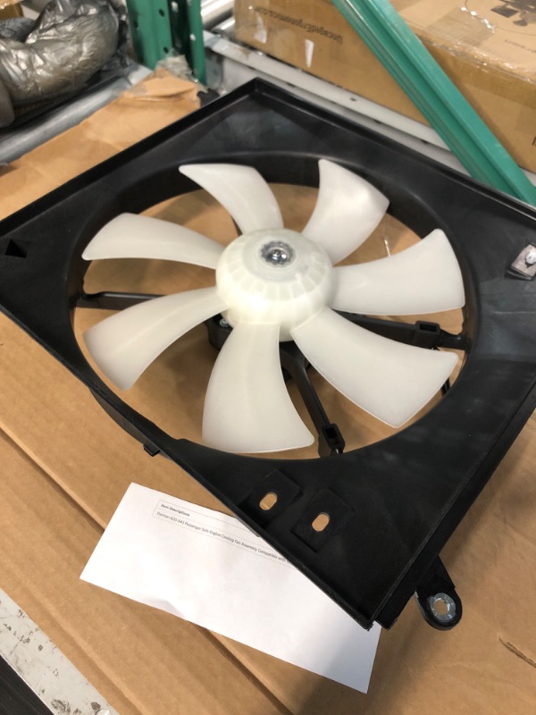 Photo 4 of Dorman 620-543 Passenger Side Engine Cooling Fan Assembly Compatible with Select Toyota Models
