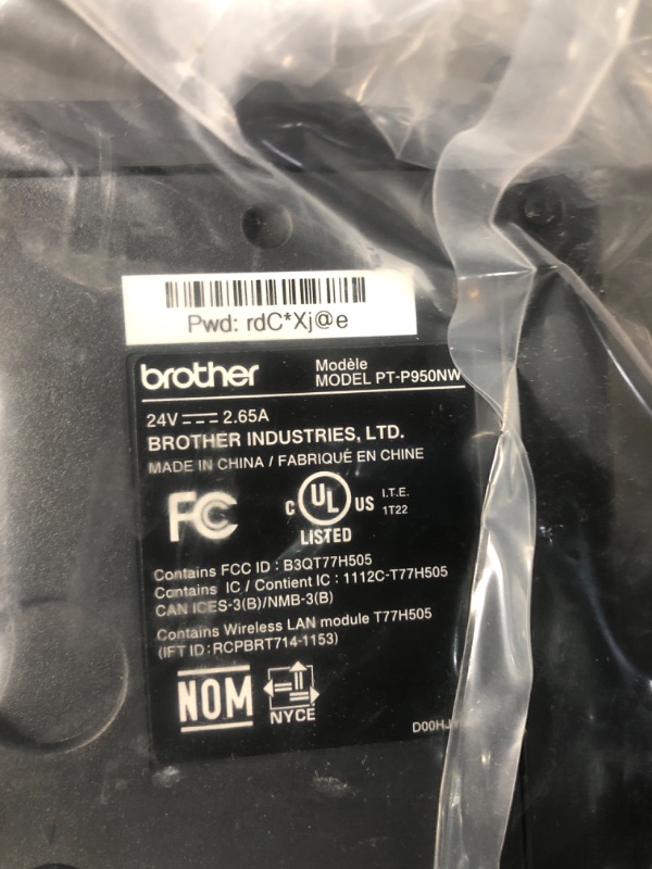 Photo 5 of Brother Wireless Powered Network Laminated Label Printer