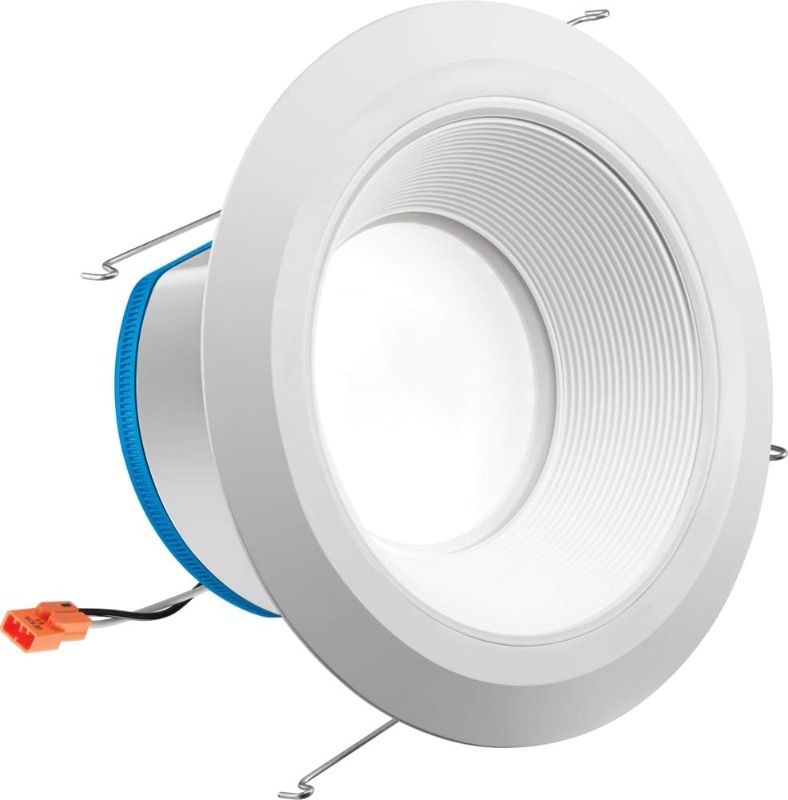 Photo 1 of Juno Lighting 6-Inch Juno AI Smart Light Color Temperature Tunable LED Retrofit Recessed Downlight, Wi-Fi Capable, Alexa Compatible, 1000 Lumen, White
