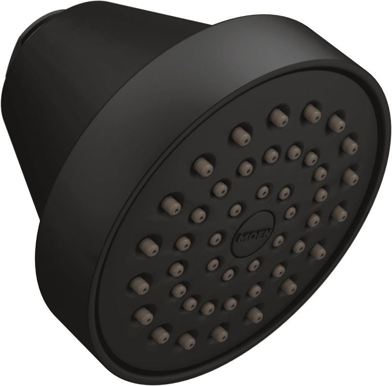 Photo 1 of ***DAMAGED - SEE PICTURES***
Moen 6399BL Align One-Function Fixed Showerhead, Matte Black