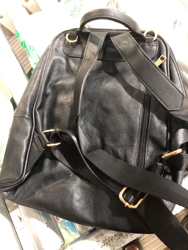 Photo 5 of *STOCK PHOTO FOR  REFERENCE ONLY* CLUCI  Leather Backpack Black 