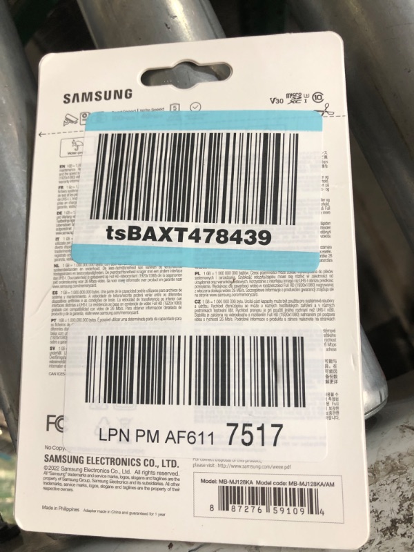 Photo 1 of SAMSUNG PRO Endurance 128GB MicroSDXC Memory Card