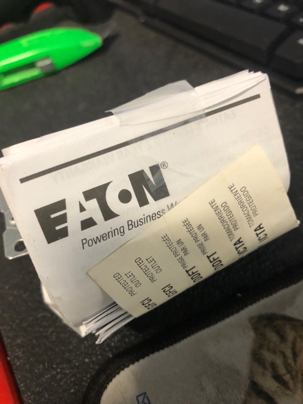 Photo 4 of *PARTS ONLY* EATON SGF15V Arrow Hart Duplex Gfci Receptacle