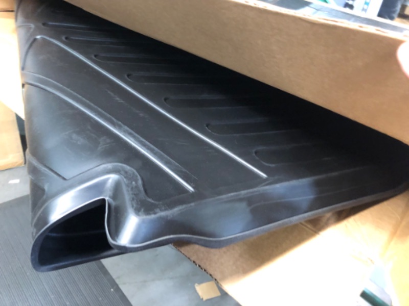Photo 1 of SMARTLINER Custom Fit All Weather Black 2 Row Floor Mats and Cargo Liner Set 