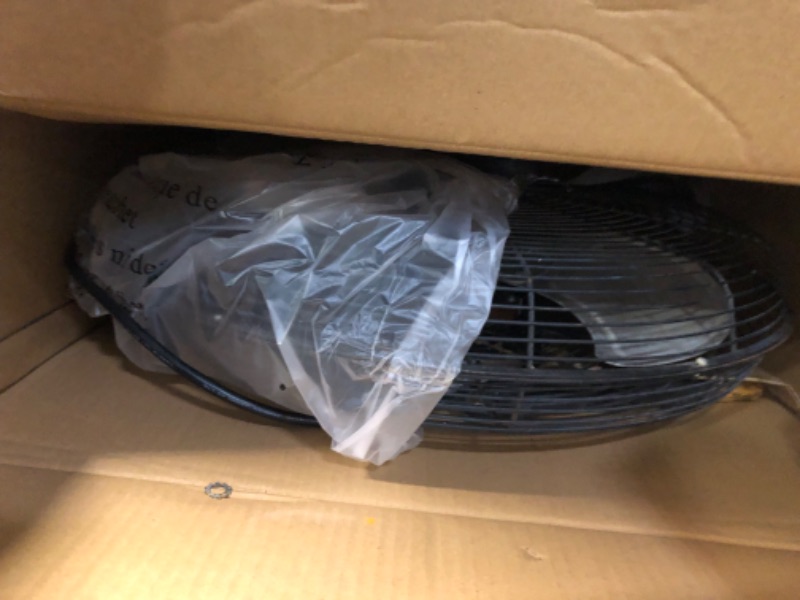 Photo 3 of *parts only* AmazonCommercial 20" High Velocity Industrial Fan, Black,