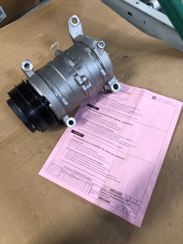 Photo 2 of GM Genuine Parts 15-20940 Air Conditioning Compressor and Clutch Assembly