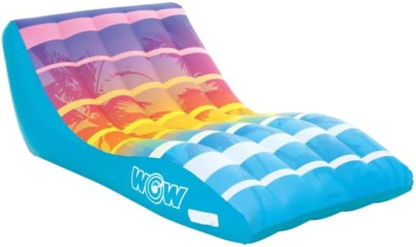 Photo 1 of WOW Sports Sunset Chaise Lounge Inflatable Pool and Beach Chair
