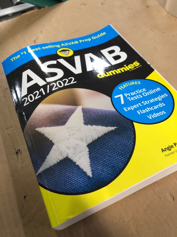 Photo 1 of 2021 / 2022 ASVAB For Dummies: Book + 7 Practice Tests Online + Flashcards + Video (For Dummies (Career/Education))
