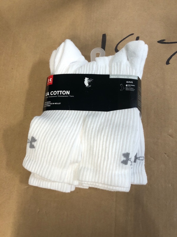 Photo 1 of Under Armour Crew Socks (Large, 6pairs)