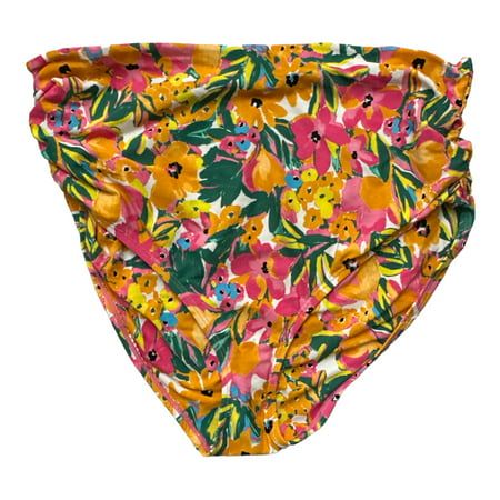 Photo 1 of Anne Cole Limited Edition Ladies Convertible High Waist Shirred Swim Bottom (Sunshine Floral L)
