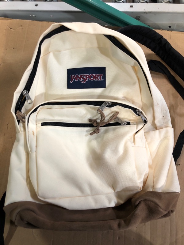 Photo 2 of * back pack has stains on it *
JanSport Right Pack Backpack - Travel, Work, or Laptop Bookbag with Leather Bottom, 