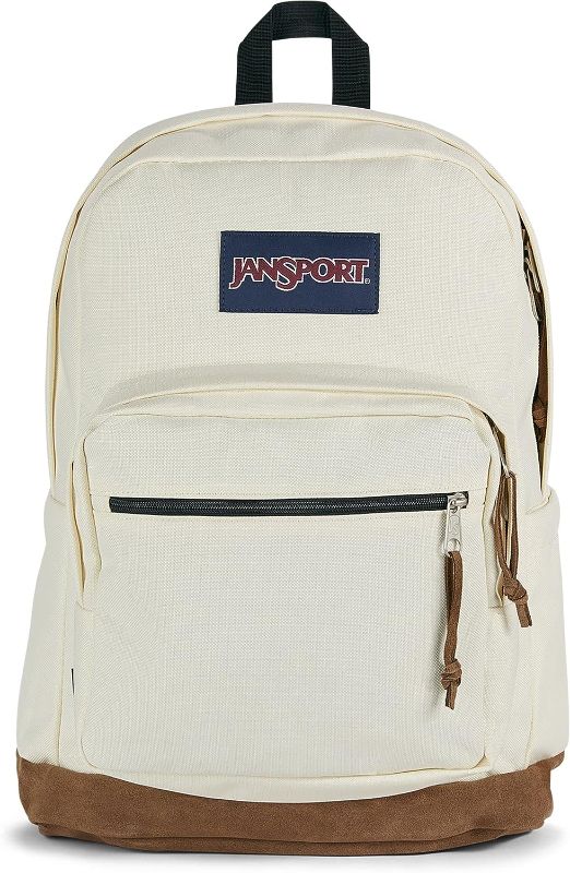 Photo 1 of * back pack has stains on it *
JanSport Right Pack Backpack - Travel, Work, or Laptop Bookbag with Leather Bottom, 