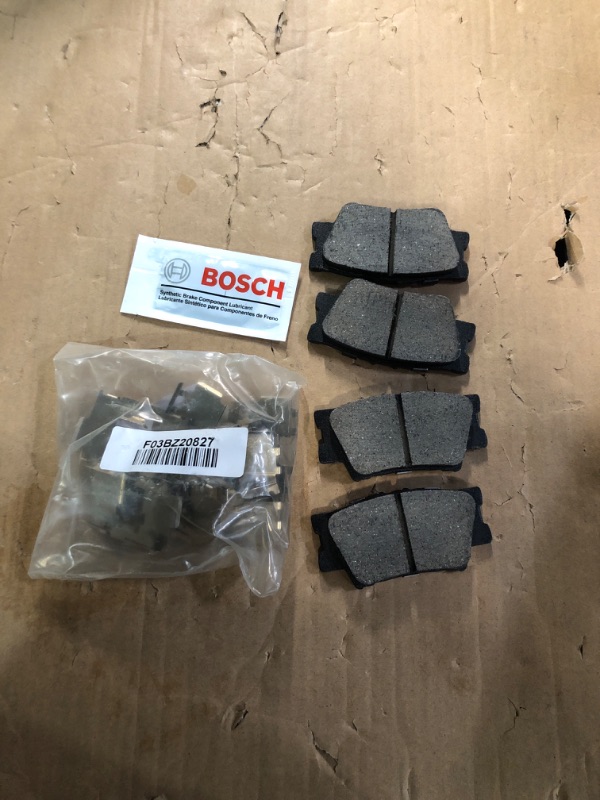 Photo 4 of BOSCH BC1212 QuietCast Premium Ceramic Disc Brake Pad Set - Compatible With Select Lexus ES300h, ES350, HS250h; Pontiac Vibe; Toyota Avalon, Camry, Matrix, RAV4; REAR