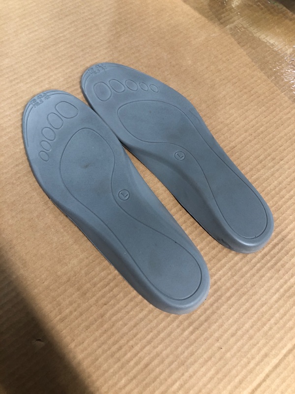 Photo 3 of (New) Work Comfort Orthotic Insoles - Anti Fatigue Shoe Insert Men Women - Neutral Arch - Shock Absorption - Foot Pain Relief - Work Boot Insoles (Black Hexagons, XL)
