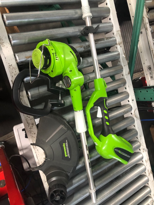 Photo 2 of * USED * 
Greenworks 21302 40V GMAX Lithium-Ion 13 in. Straight Shaft String Trimmer -- Battery and Charger Not Included