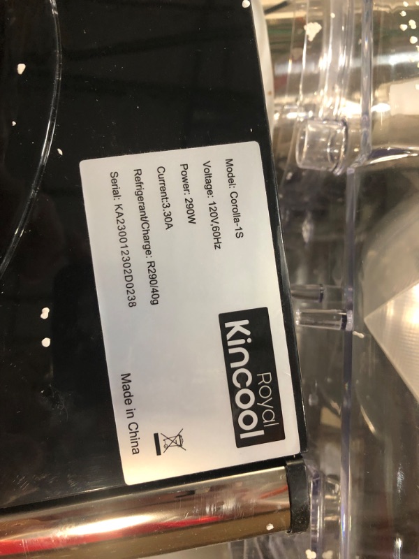 Photo 1 of [READ NOTES]
Royal-Kincool Corolla-1S Single 3.2 Gallon Bowl Refrigerated Juice Dispensers Beverage Dispenser