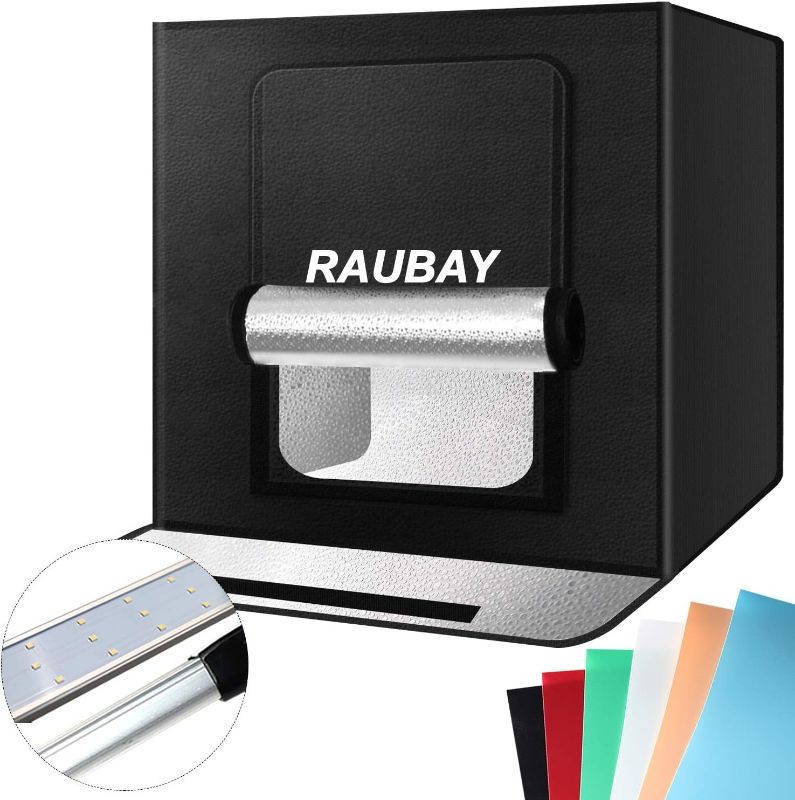 Photo 1 of RAUBAY Photo Studio Light Box,20"x20" Portable Lightbox Shooting Tent