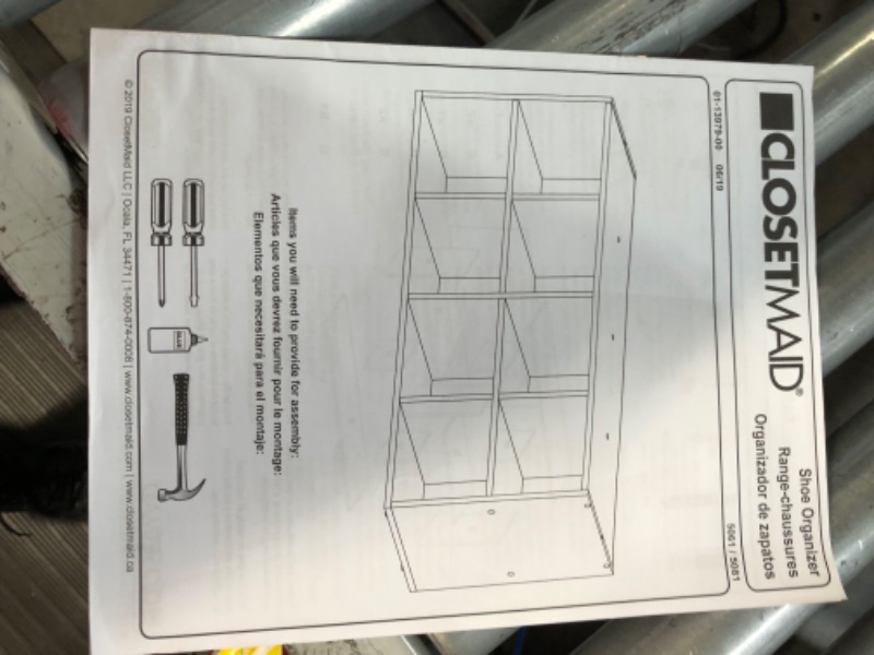 Photo 1 of [READ NOTES]
ClosetMaid 5061 Shoe Station, White
