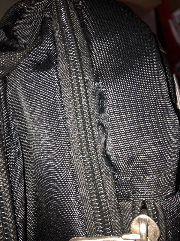 Photo 4 of **USED/Ripped at top**
SwissGear 1900 Scansmart TSA 17-Inch Laptop Backpack, Black