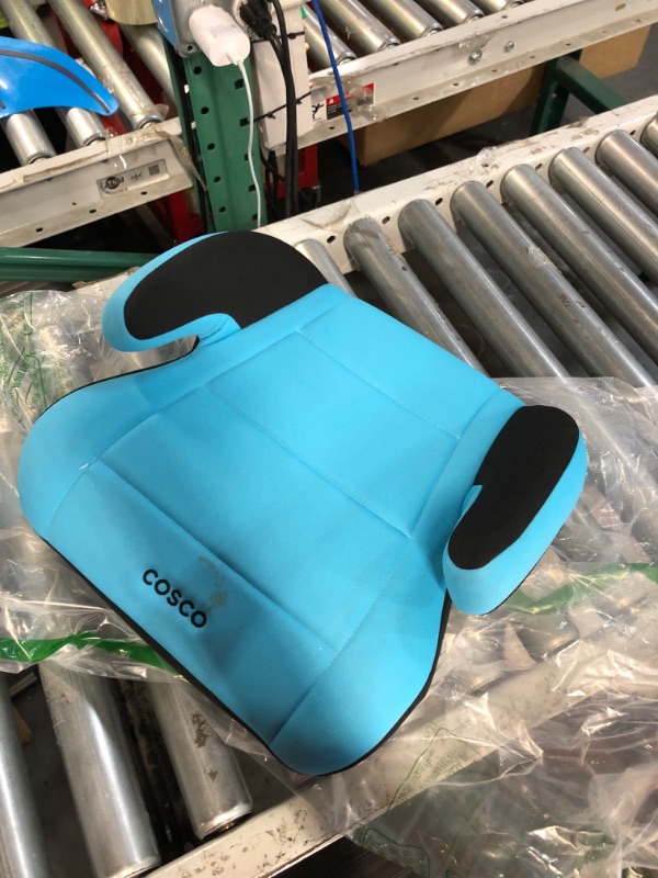 Photo 3 of Cosco Topside Booster Car Seat - Easy to Move, Lightweight Design (Turquoise)