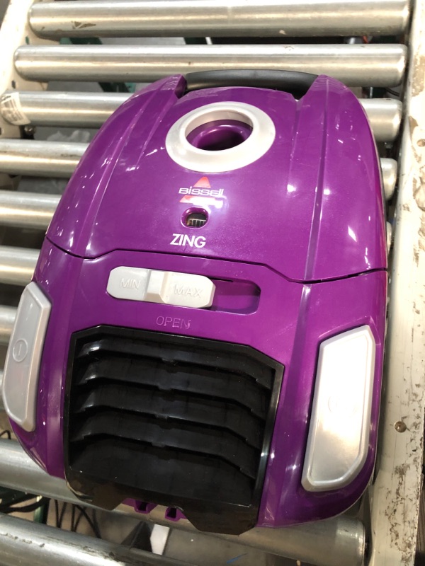 Photo 2 of BISSELL Zing Lightweight, Bagged Canister Vacuum, Purple, 2154A Grapevine Purple Zing Canister