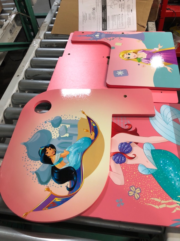 Photo 3 of Delta Children Chair Desk with Storage Bin, Disney Princess Chair Desk Disney Princess